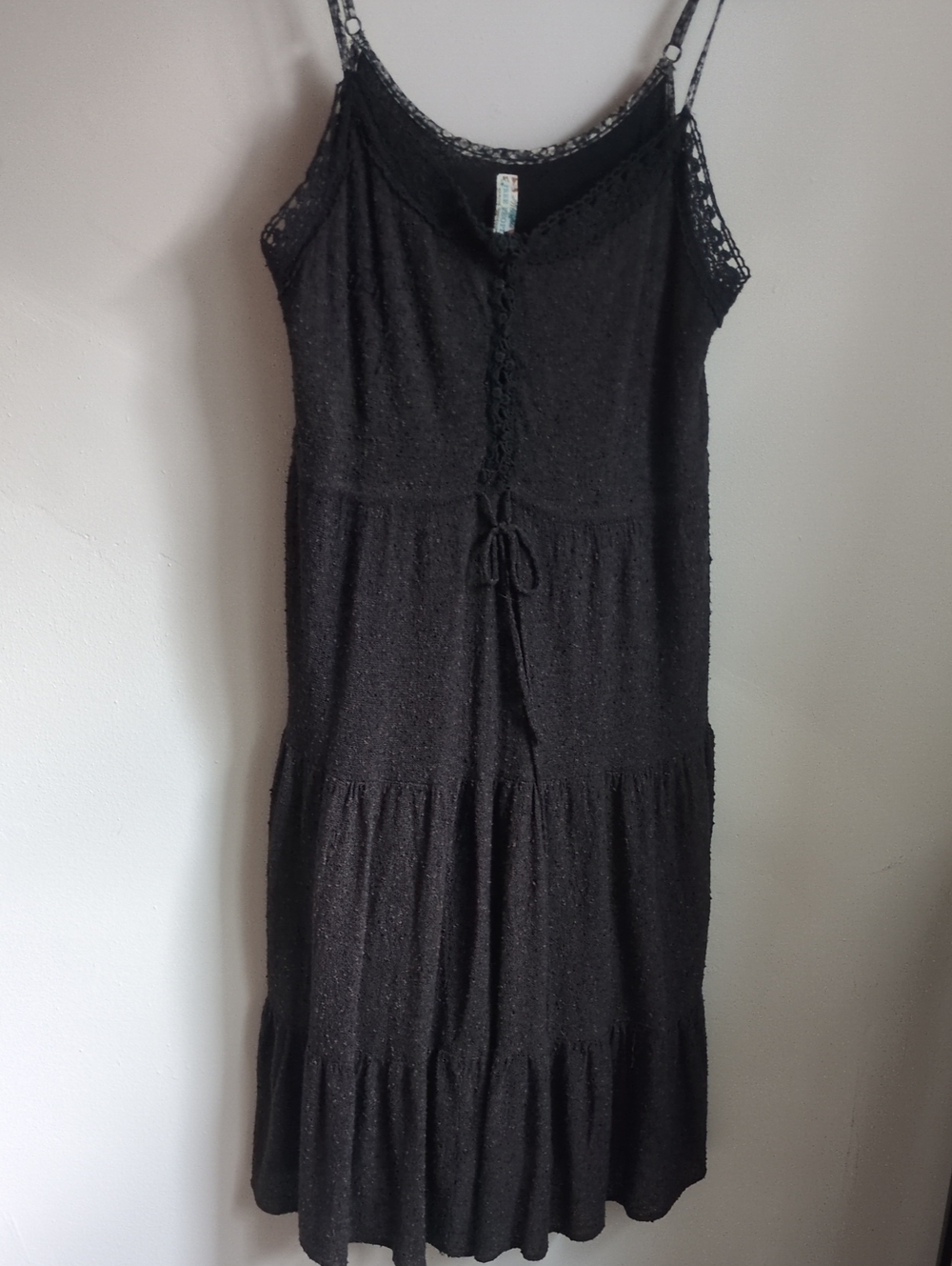 Free People spaghetti strap midi dress, Brown - Large